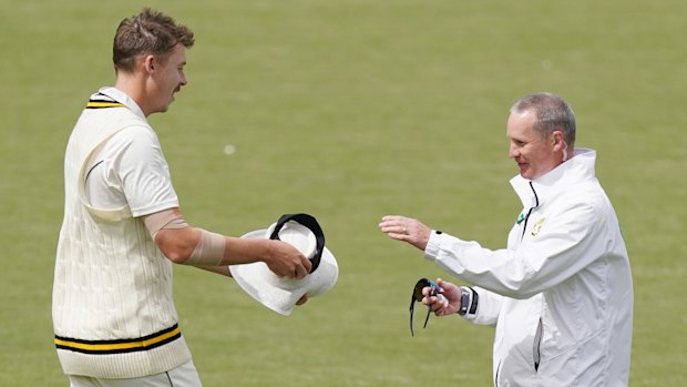 The days of bowlers handing their hats and sunglasses to the umpire appear to be numbered.