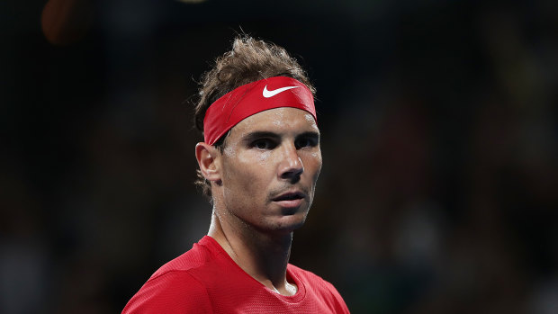 Not dead yet: Rafa Nadal.