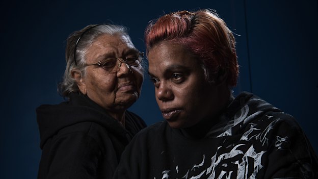 Carol Roe (left) and Sherona Roe, the grandmother and sister of Ms Dhu.