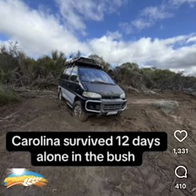Wheatbelt locals have helped free German backpacker Carolina Wilga’s car after she was rescued from WA’s outback.
