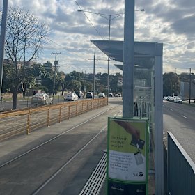 Fake public transport posters have appeared around Melbourne after a young graphic designer’s encounter with ticket inspectors.