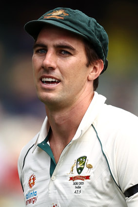 Test captaincy candidate Pat Cummins. 