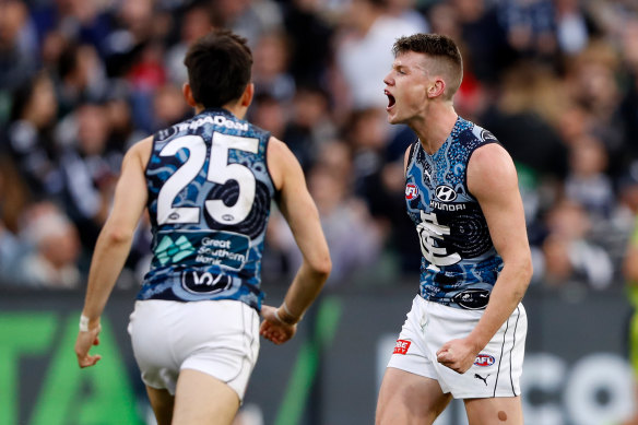 Carlton are on track to play finals for the first time since 2013.