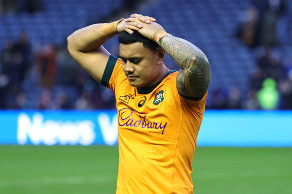 Len Ikitau reflects on defeat in Edinburgh.