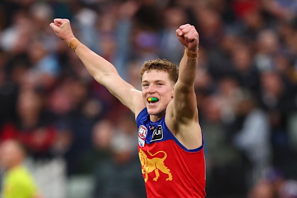 Logan Morris stepped up when the Lions needed him most.