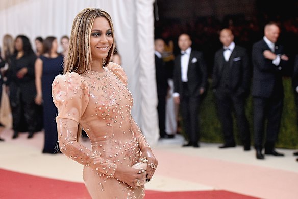 Beyoncé in Givenchy at the 2016 Met Gala, ‘Manus x Machina: Fashion In An Age Of Technology’