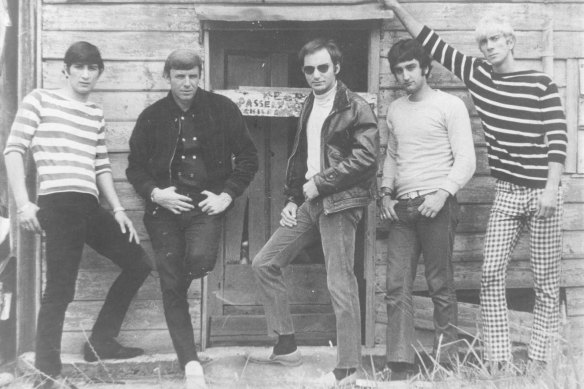 The Atlantics: Jim Siathitis, Johnny Rebb, Theo Penglis, Bosco Bosanac and Peter Hood.