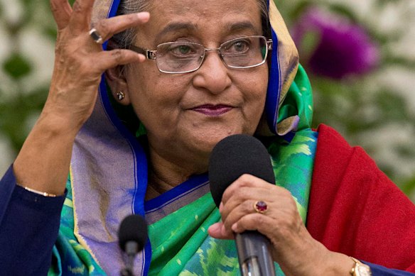 Sheikh Hasina fled to India last year after street protests ended her 15 years in power.