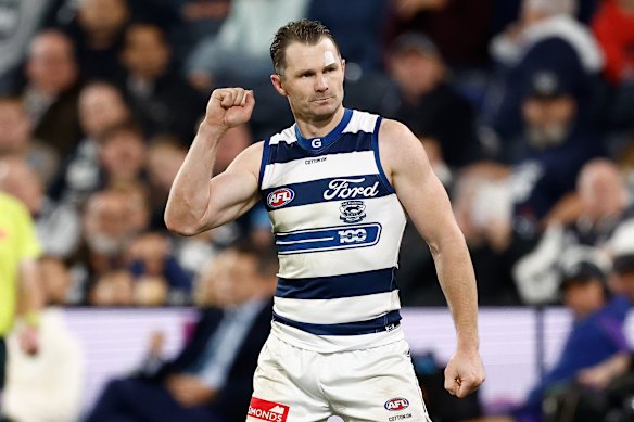 Patrick Dangerfield was in commanding form against the Demons.