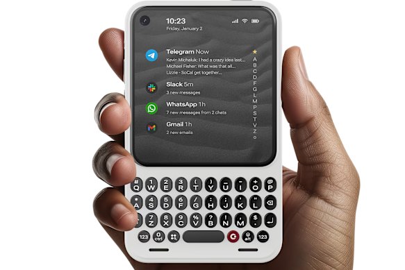 Look familiar? The Clicks Communicator is a new Android phone designed to evoke old Blackberry devices.