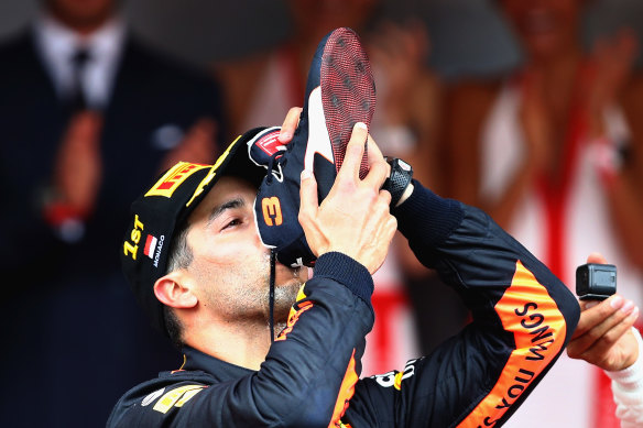 Daniel Ricciardo has popularised the word, “shoey”. It is one of the new words that will likely be added to the next edition of the Australian National Dictionary: Australian Words and their Origins. 