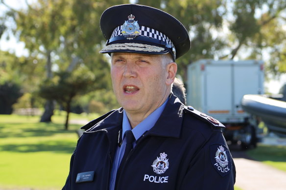 WA Police Commissioner Col Blanch.