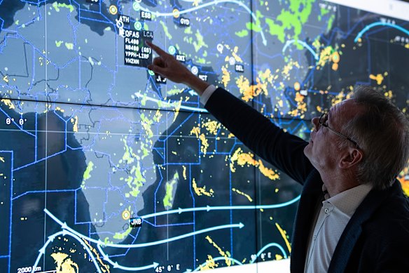 Ben Holland is Qantas’ head of the integrated operations centre. 
