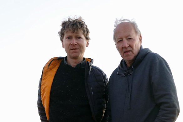 Clive Oppenheimer and Werner Herzog.