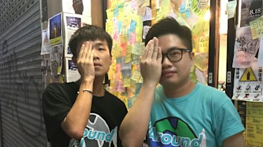 Vince, left, and Jonathan, right, owners of the Around Wellington cafe.