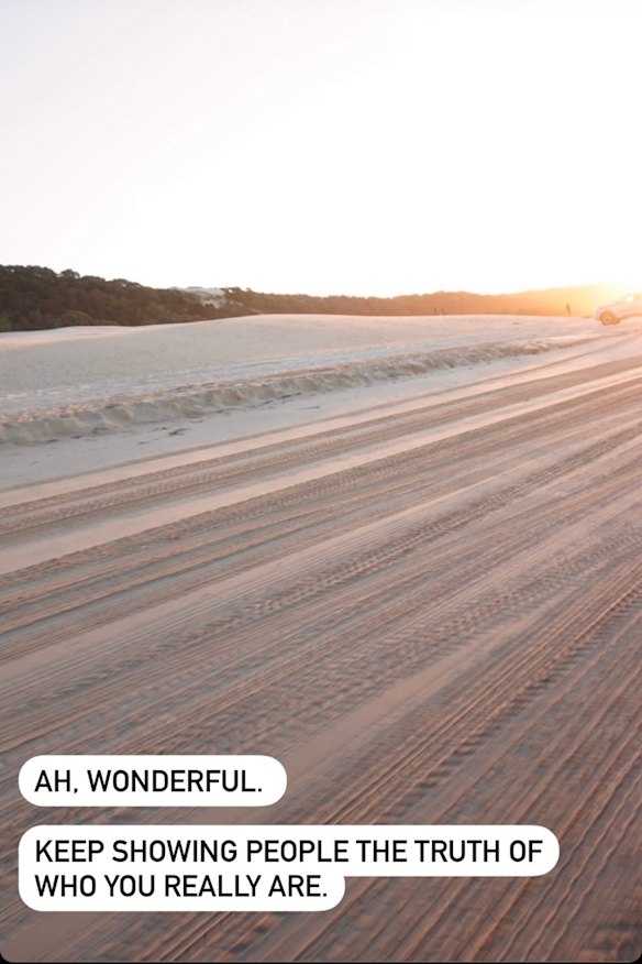 Higgins’ Instagram post following Linda Reynold’s decision to proceed with her defamation action.