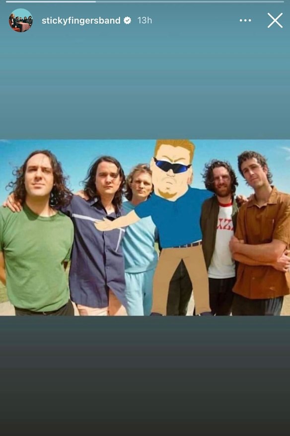 An image posted Tuesday on the Sticky Fingers’ Instagram.