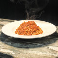 Spaghetti bolognese is de Minaur’s go-to order at Thirty Eight Chairs restaurant in South Yarra.