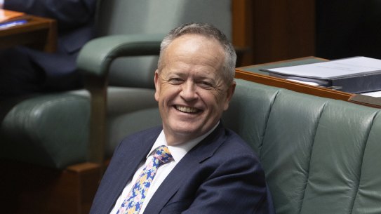 NDIS Minister Bill Shorten in Canberra on Tuesday.