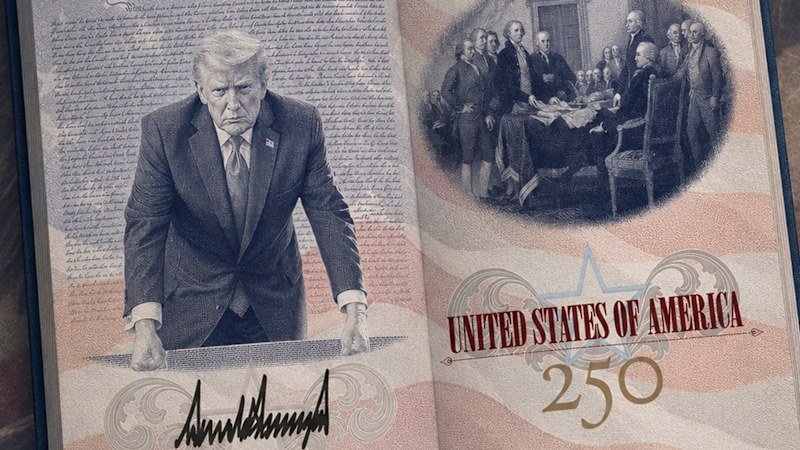 ‘Welcome, but be good!': Trump unveils US passport with his portrait