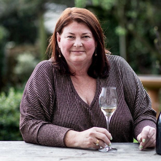“Sparkling queen” Natalie Fryar makes small-batch Tasmanian sparkling wine.