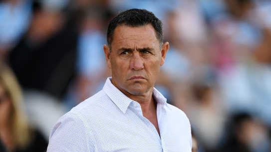 Former Cronulla Sharks coach Shane Flanagan is hoping for an NRL return.