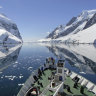 Lemaire Channel looks narrow but ships can traverse it.