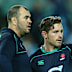 Michael Cheika and Bernard Foley at the Waratahs in 2015.