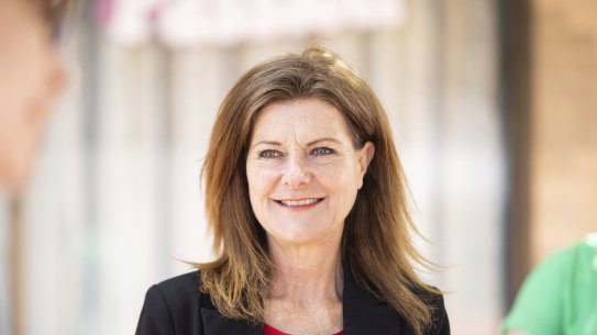 Victorian planning minister Sonya Kilkenny attending an event in Cranbourne this week. 