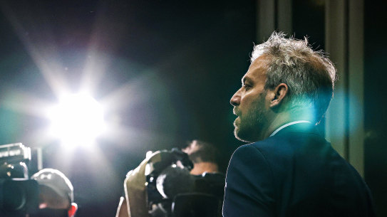 Then chief health officer Brett Sutton speaks to the media in May 2021.