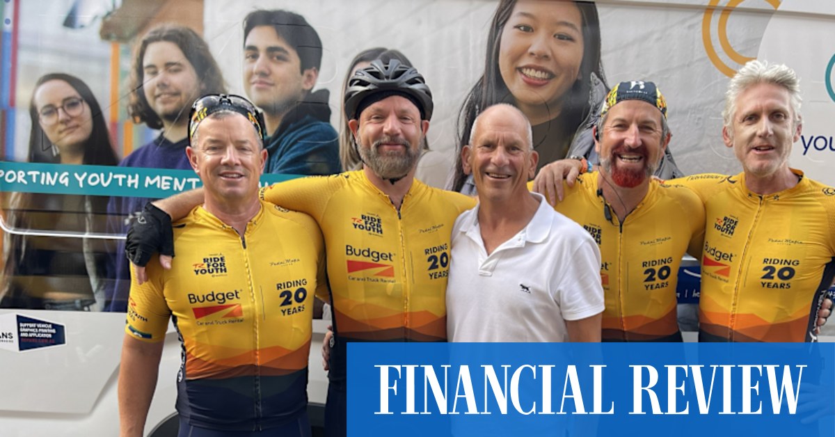 Perth-based exec John Busby credits his time on a bike with giving him “some of the most meaningful experiences” of his life.