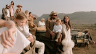 Lauren and Jackson England at their safari wedding in Ranthambore, India.