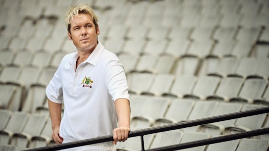 (Spin) king of all he surveyed: Alex Williams as Shane Warne.