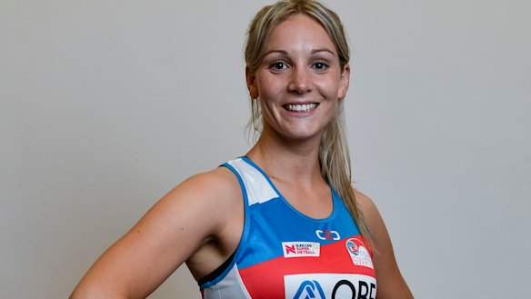 Swift travels: Natalie Haythornthwaite only arrived in Australia on Wednesday night.