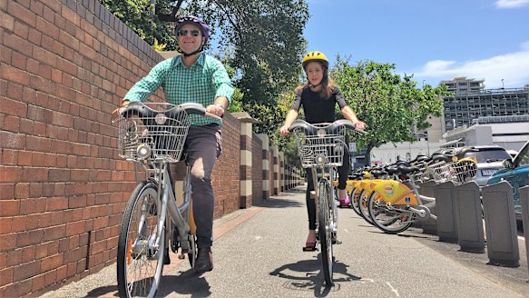 As public and active transport chair Adrian Schrinner has championed the CityCycle program.