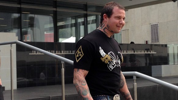 David Pye leaves court during an appearance in 2013.