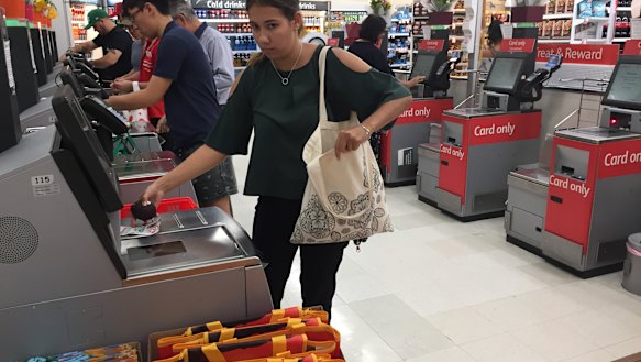 Shoppers are now comfortable bringing their own bags to supermarkets six months after the plastic bag ban was introduced in Queensland on July 1.