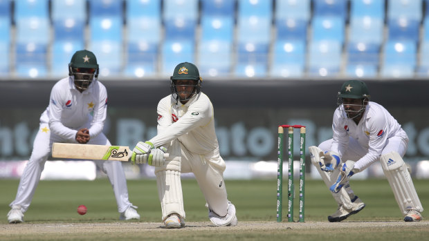 Khawaja demonstrated his complete arsenal of strokes in his remarkable innings.