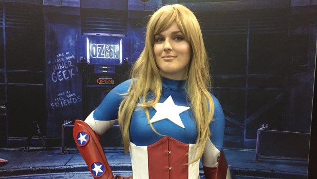 Brisbane cosplayer Vicky-Vic dressed as American Dream.