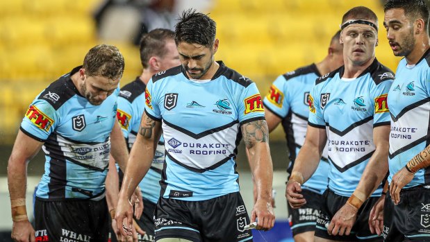 Slump: Shaun Johnson and the Sharks can't take a trick of late.