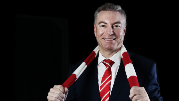 Swans chairman Andrew Pridham