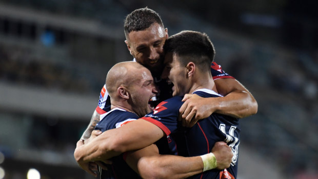 Content: Cut adrift from Queensland, Quade Cooper has found a new family in the Melbourne Rebels. 
