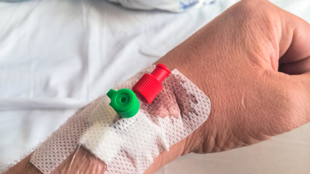 Overstretched hospital staff insert catheters in hands, wrists and elbows because the veins are easier to access, authors said. 
