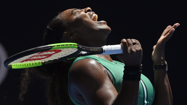 Serena Williams at the Australian Open.