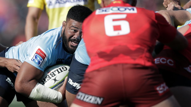 Tolu Latu faces suspension after being cited for foul play during the Waratahs\' win in Japan on Saturday. 