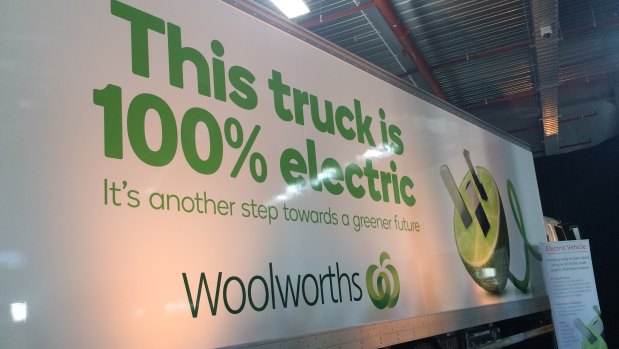 Woolworths and logistics firms are trialling electric trucks in order to slash fuel costs.