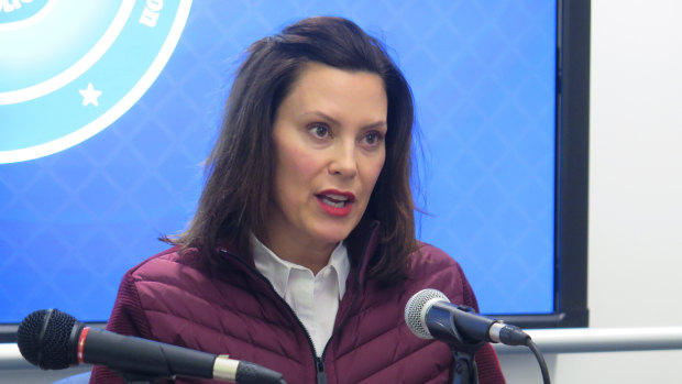 Michigan Governor Gretchen Whitmer has criticised the federal government's response.