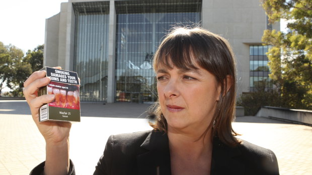 In 2012, then-attorney-general Nicola Roxon had to defend the plain packaging legislation in the High Court.