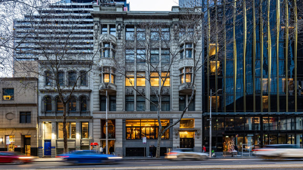 The building where the State of Grace cocktail bar is located at 27-31 King Street.