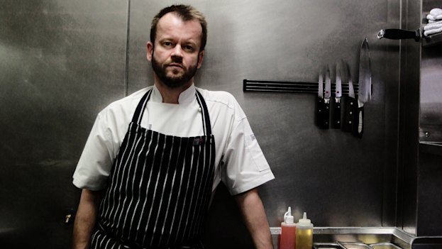 Jeremy Strode at his highly regarded
Bistrode restaurant in Sydney in 2012.